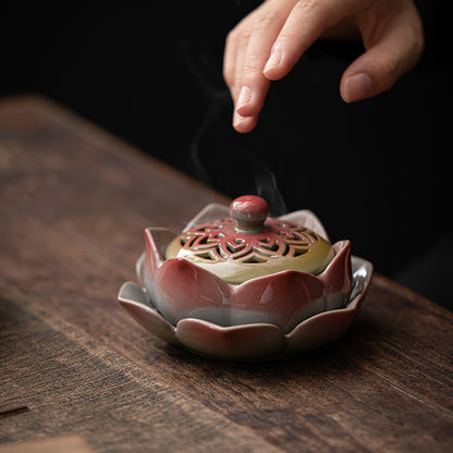 Tea Room Aromatherapy Lotus Incense Burner Decoration