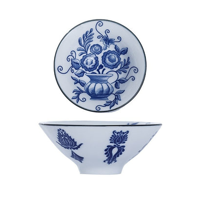 Ceramic Kung Fu Tea Cup Blue And White Porcelain