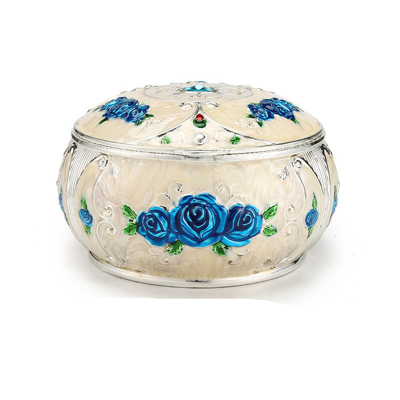 Enamel Color Home Decoration Chinese Style Windproof Ashtray