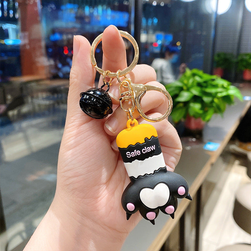 Cute Cat Claw Three-dimensional Pendant Keychain