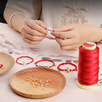 Unisex Tian Guan Zhi Fu Coin Braid Bracelet Anklets