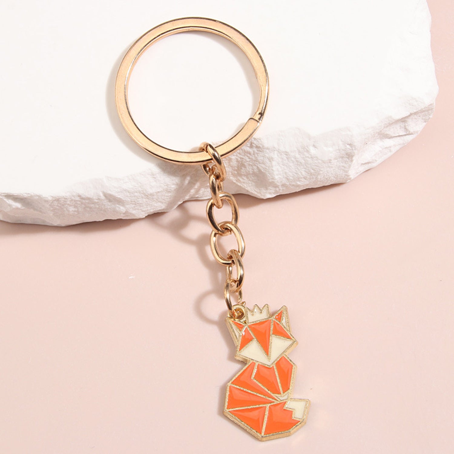Cute animal key ring with panda, bunny, fox, koala design