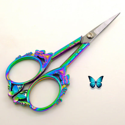 Butterfly Cut Retro Cut Cute Shape Tailor Scissors Yarn Embroidery Thread Head Household Scissors