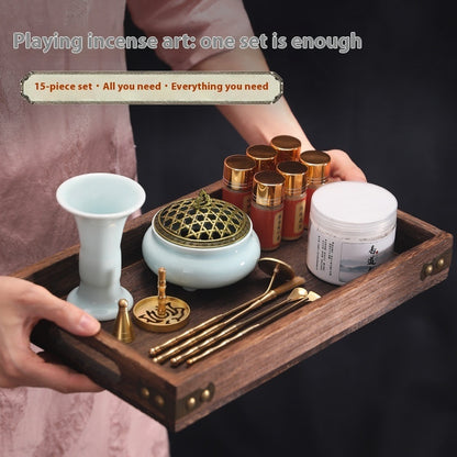 Brass Incense Burner Cone Incense Making Tools Incense Utensils Suit Incense Molding Tool