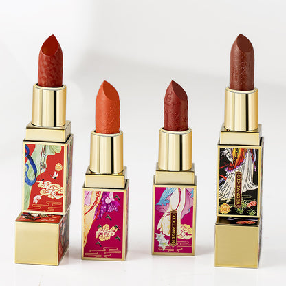 Chinese style imperial palace carved lipstick