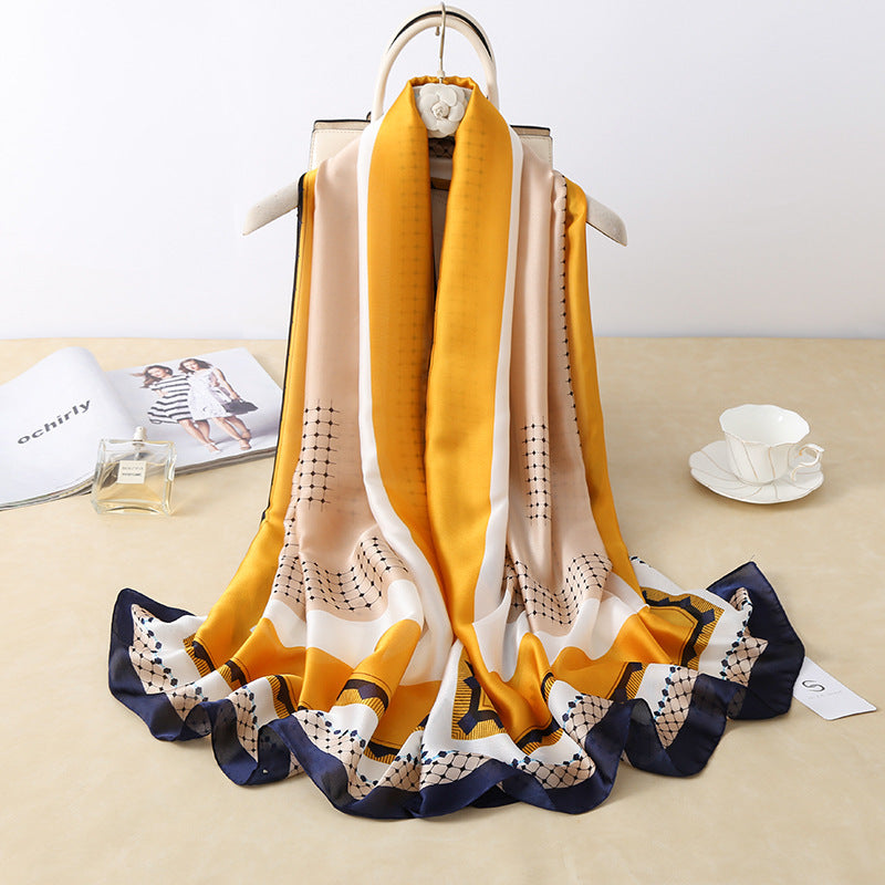 All-match Shawl Long Scarf Printed Scarf