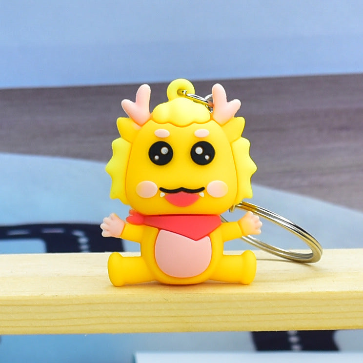 Wacky Style Creative Gift Cute Dragon Keychain