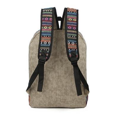 Ethnic style backpack female