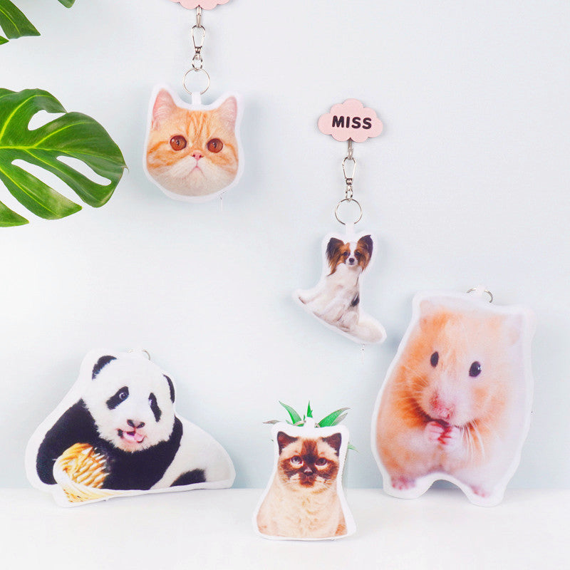 Custom Pet Keychain Cat Dog Photos