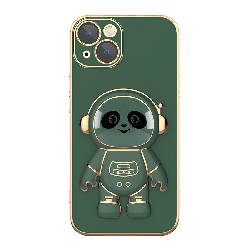 Panda Astronaut iPhone 14 Series Lazy Mobile Phone Case Holder