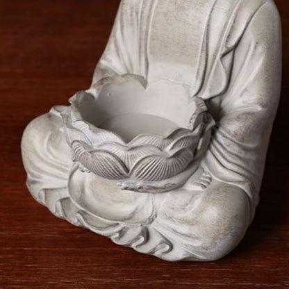 Chinese Zen Buddha Statue Desktop Decoration Landscaping Resin Crafts