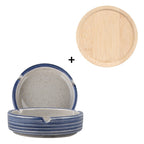 Chinese Style Fish Picture Retro Ashtray Ceramic Creative