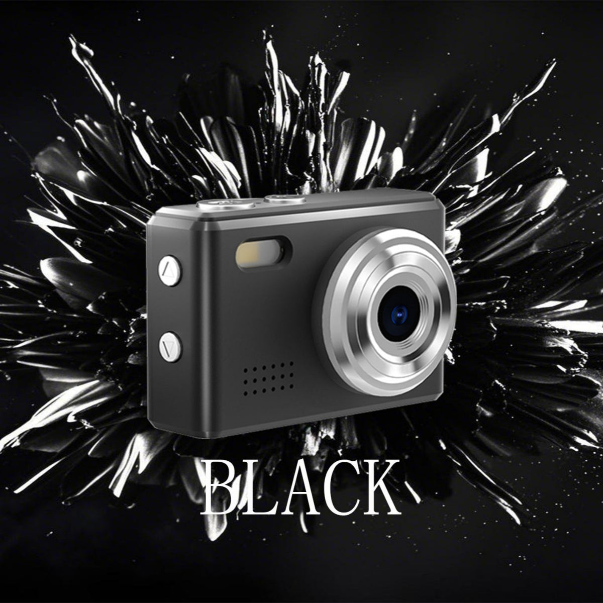 Black 1080p Mini Camera Pocket-Sized Recorder Gift for Gadget Fans-1