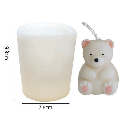 Bear Fragrance Candle Mold - Silicone Cake Mold - China Creative Hub