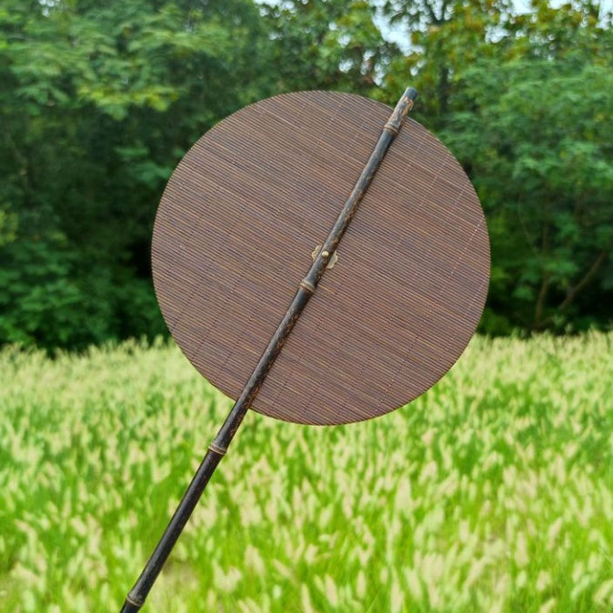 Thin Bamboo Silk Full Bamboo Waist Fan Can Be Rotated, Curled And Folded