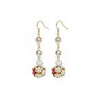Chinese Style Retro Year Hollow And Exquisite Design Earrings