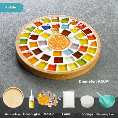 Mosaic Coaster Diy Material Package