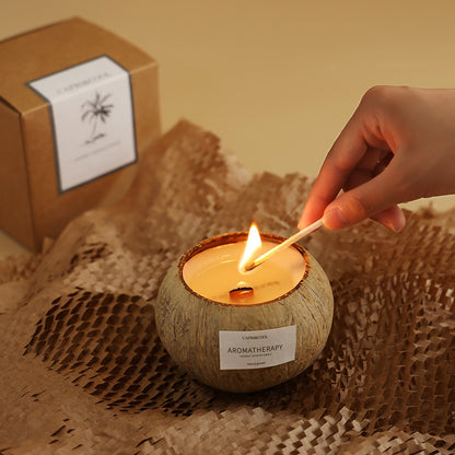 Gift Box Coconut Fragrance Candle