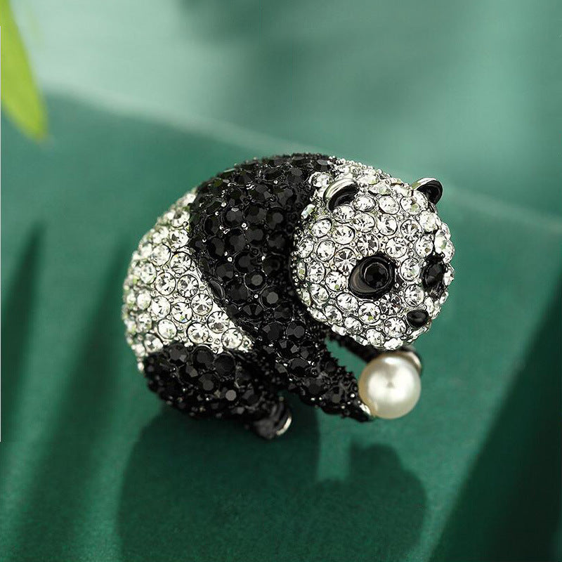 Alloy Cartoon Panda Brooch - Cute Panda Jewelry - China Creative Hub