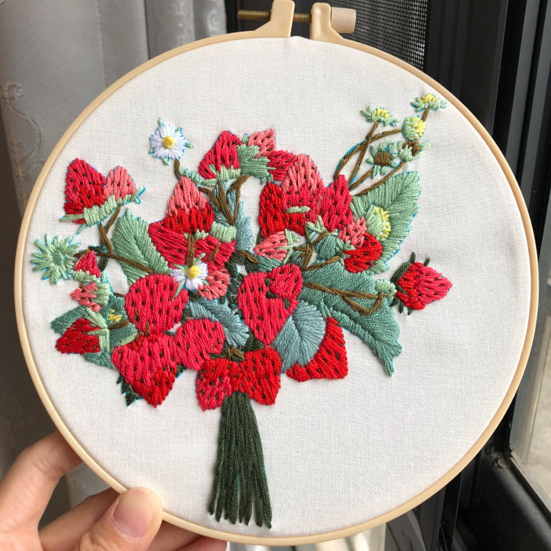 DIY Flower Embroidery Kit - 3D Embroidery Pack - China Creative Hub