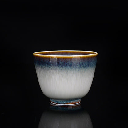 Kiln Changed To Build A Teacup Tianmu Glaze Drawing