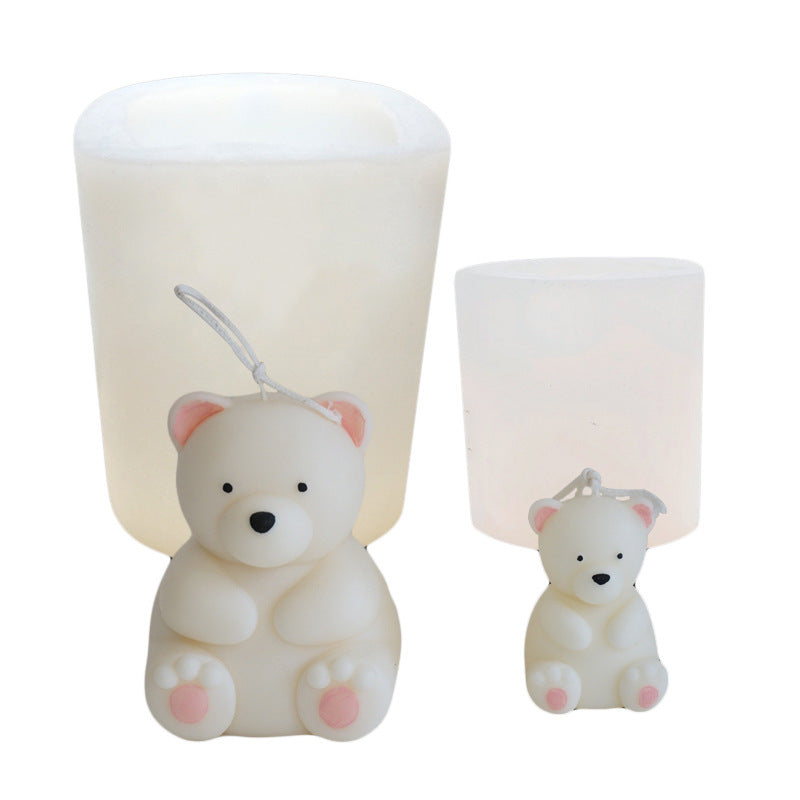 Bear Fragrance Candle Mold - Silicone Cake Mold - China Creative Hub