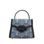 Embroidered Genuine Leather Handbag Chinese Style Purse-6