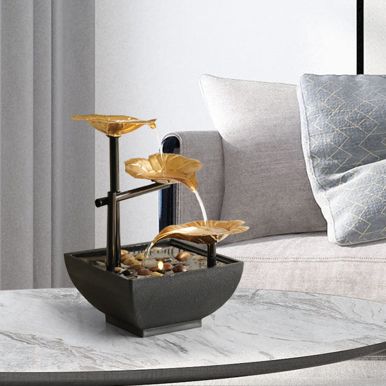 Desktop Feng Shui Rotating Water Fountain Ornament