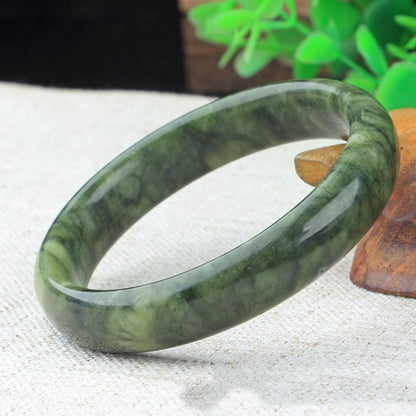 Natural Jade Pattern Bracelet Chinese Style