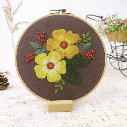 Lu Embroidery Handmade Embroidery Diy Hanging Painting Material Package