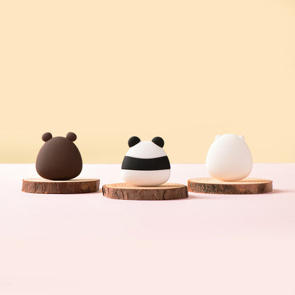 The Three Bare Bears Embossed Silicone Airbag Mobile Phone Holder