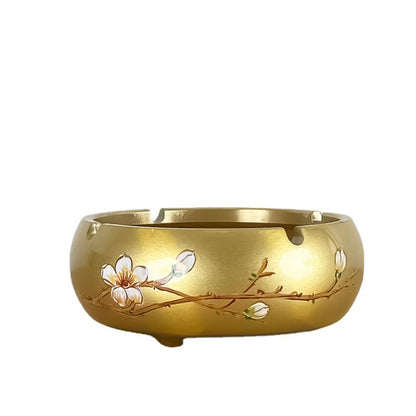 Creative Personality Home Living Room Office Brass Ashtray