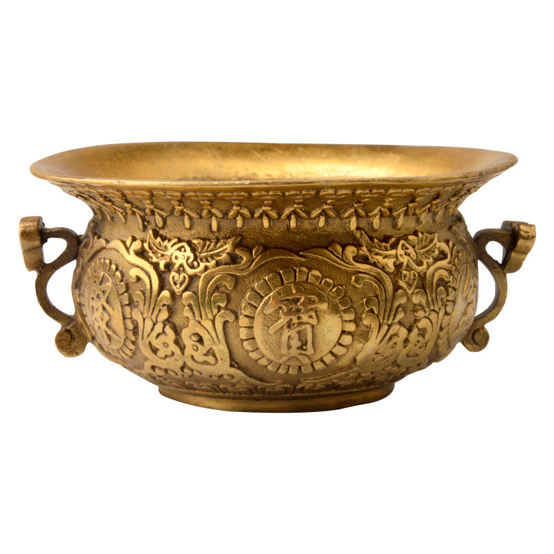 Brass Treasure Bowl Feng Shui Ornament
