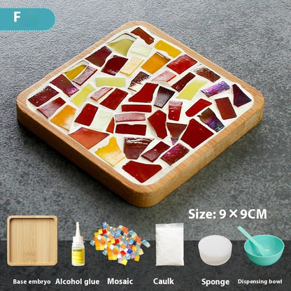 Mosaic Coaster Diy Material Package