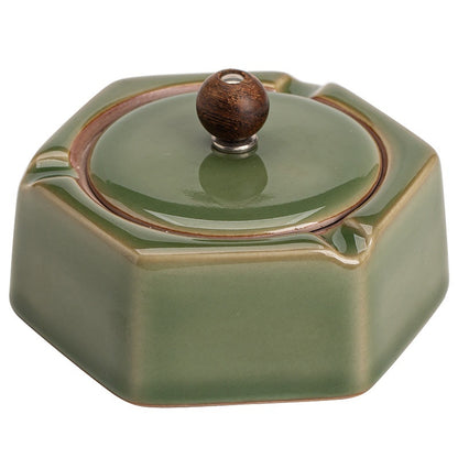 Retro Prevent Fly Ash Ashtray Chinese Creative Household