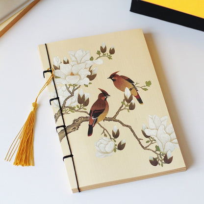 Chinese Style Retro Famous Painting Thread-bound Tassel Notebooks