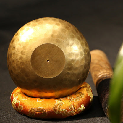 Handmade Buddha Bowl Bowl Tibet Copper Chime Stone