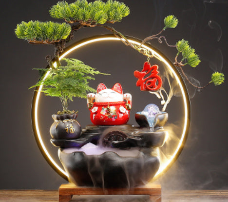 Flowing Water Generates Wealth In Home Decoration Ornaments