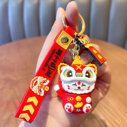 New Mascot Lion Cat Keychain