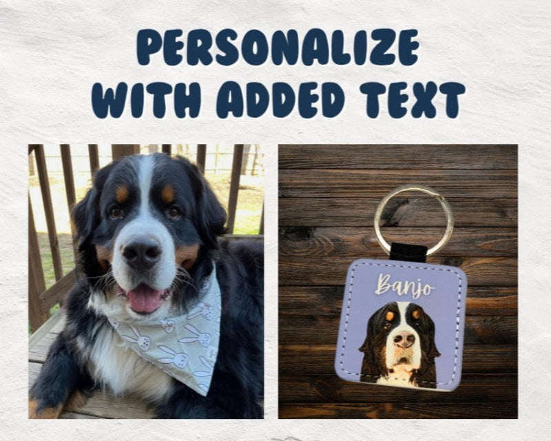 Customized Keychain for Pet Photos Small Pendant