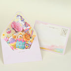 Middle Blossom 3D Blessing Greeting Card Envelope
