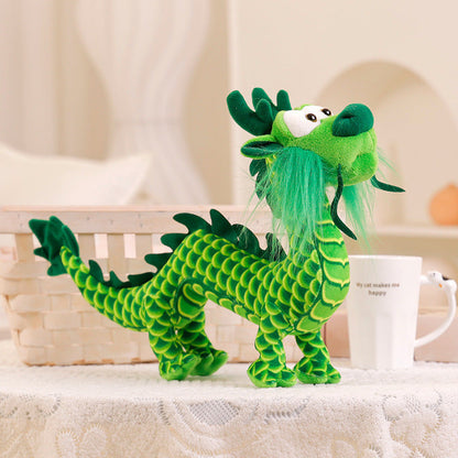 Adorable Chinese Dragon Plush Toy Ornaments-7