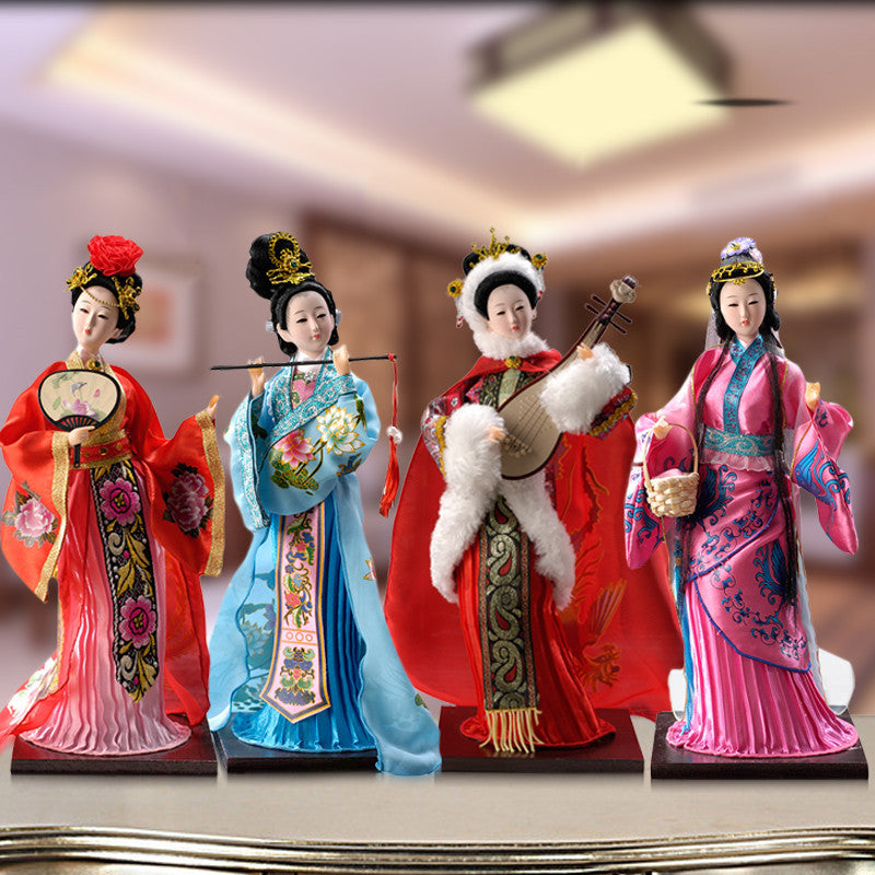 Ancient Chinese Four Beauties Living Room Ornament-1