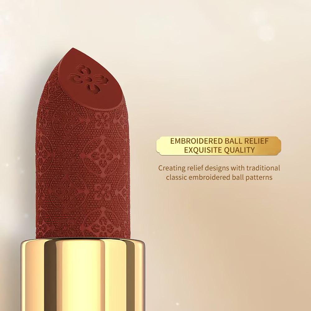 Bogu Series Lipstick-Terracotta Red-3