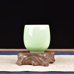 Celadon Tea Cup Ge Kiln Crazed Glaze Ceramic Tea Set-2
