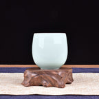 Celadon Tea Cup Ge Kiln Crazed Glaze Ceramic Tea Set-3