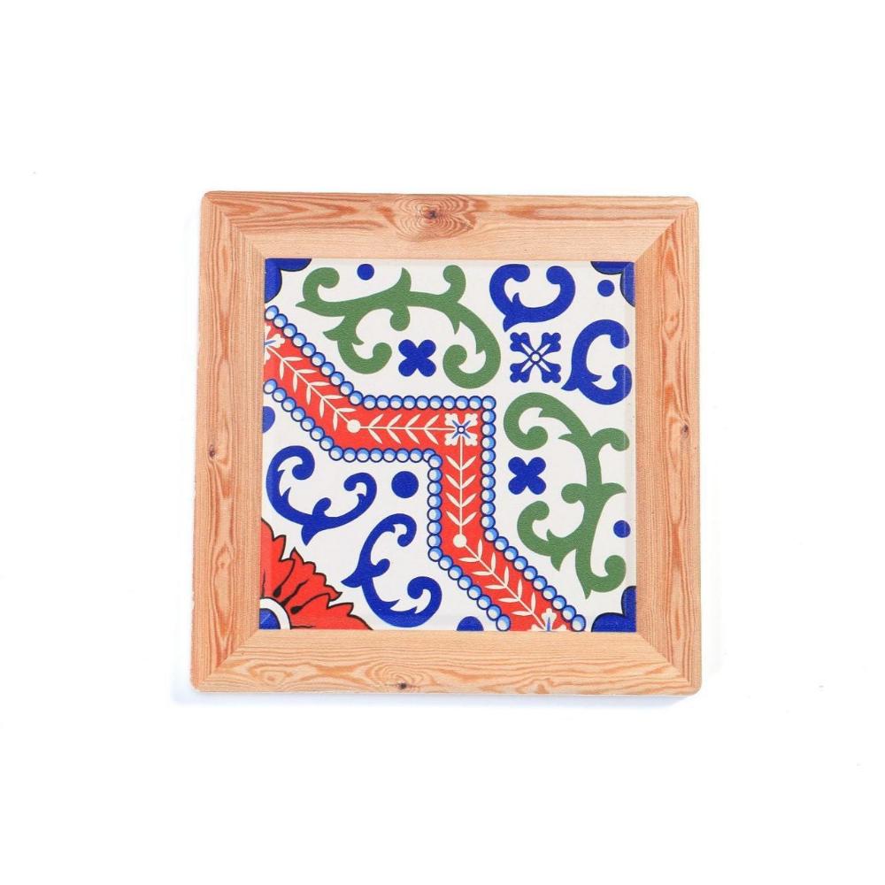 Ceramic Cork Coasters - Chinese Blue and White Porcelain Pattern Design-12