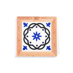 Ceramic Cork Coasters - Chinese Blue and White Porcelain Pattern Design-14