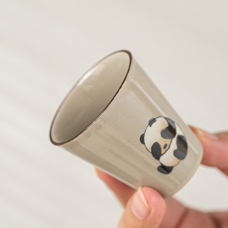 China Panda House Tea Set Household Ceramic Cup Lovely Hostess Cup-4