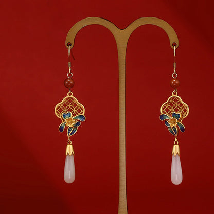 Chinese Style Series Ancient Gold Earrings-2